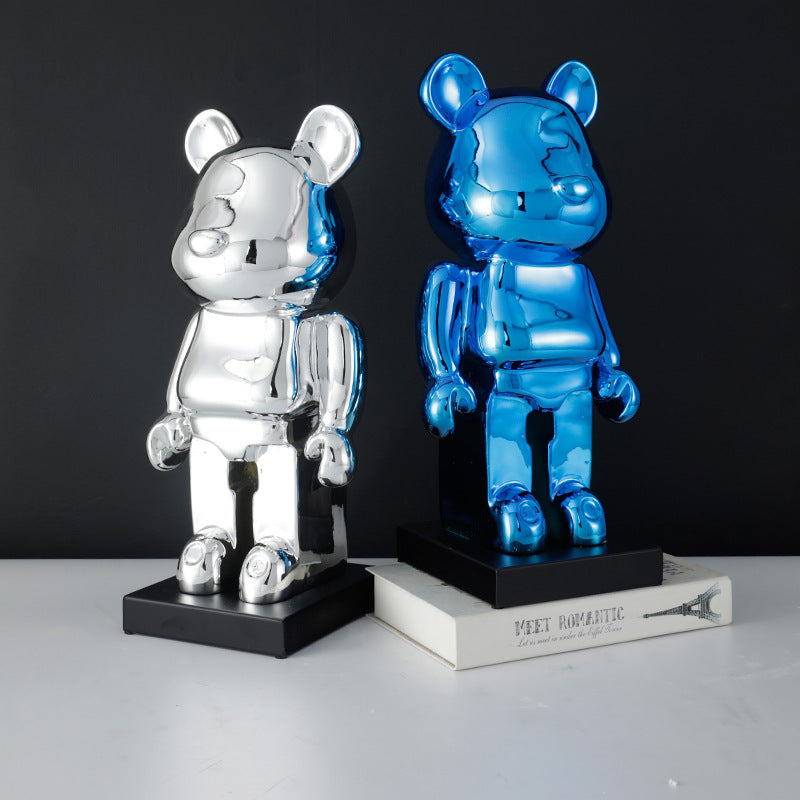 Golden Decorative Bear Figurine