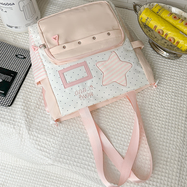 Fun-Themed Star Print Backpack Kalsten