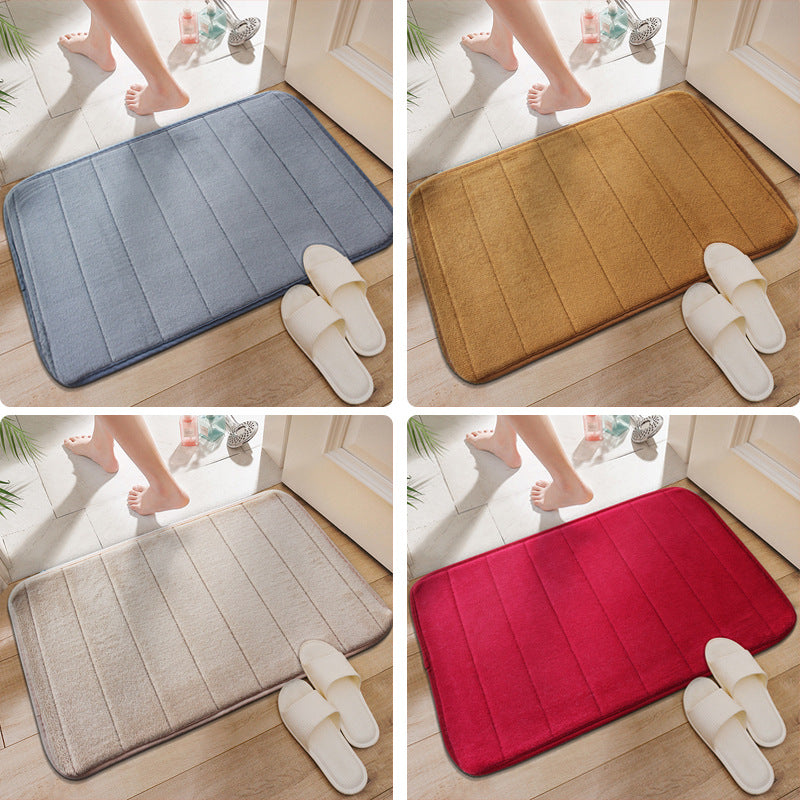 Plush Bathroom Mat Kalsten