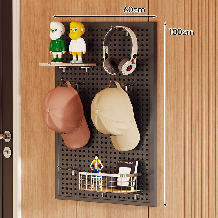 Wall-Mounted Pegboard Organizer