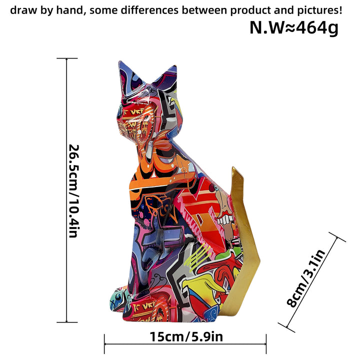 Colorful lion figure made of high-quality resin Kalsten