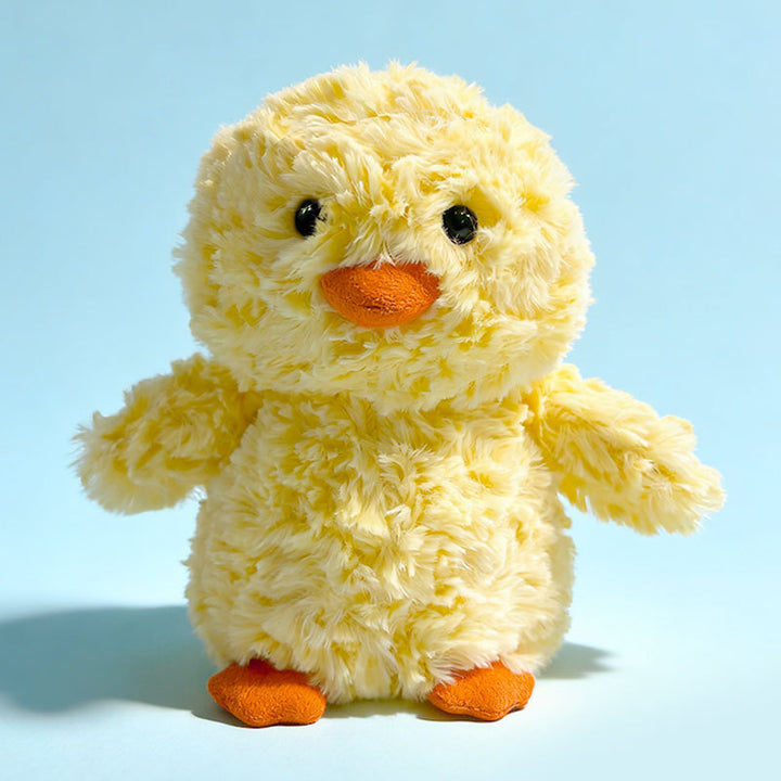 Plush Sitting Duck Soft Toy with Ultra-Soft Faux Fur and Bean-Fill Body Kalsten