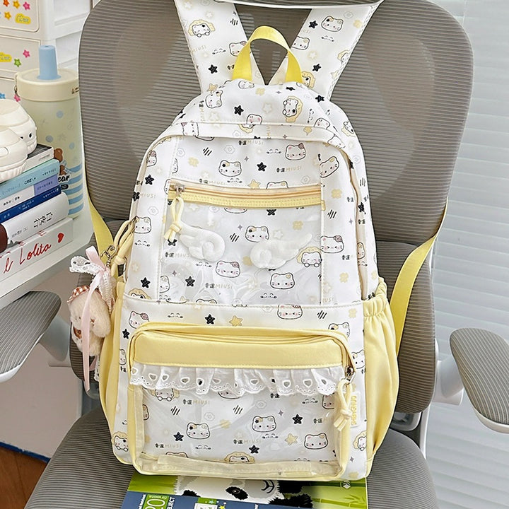 Cute Illustrated Character-Themed Backpack Kalsten