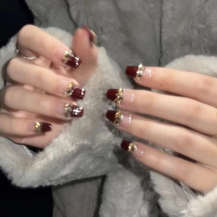 Premium Decorative Press-On Nail Set