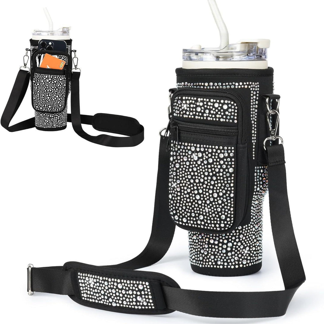 Ladies Glittering Drink Container Bag with Versatile Functionality Kalsten