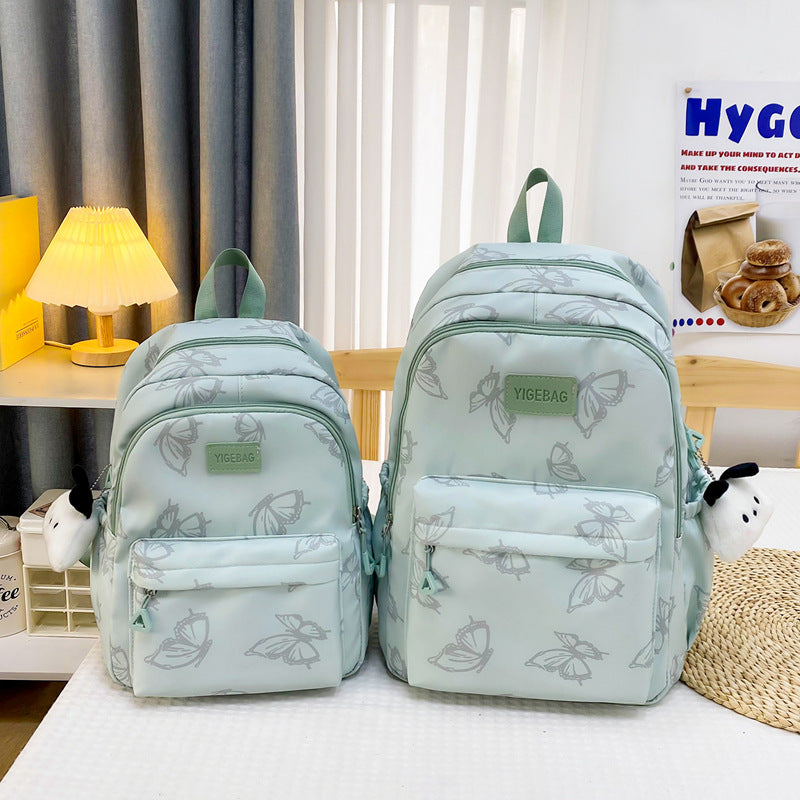 Floral Print Multi-Pocket Backpack Kalsten