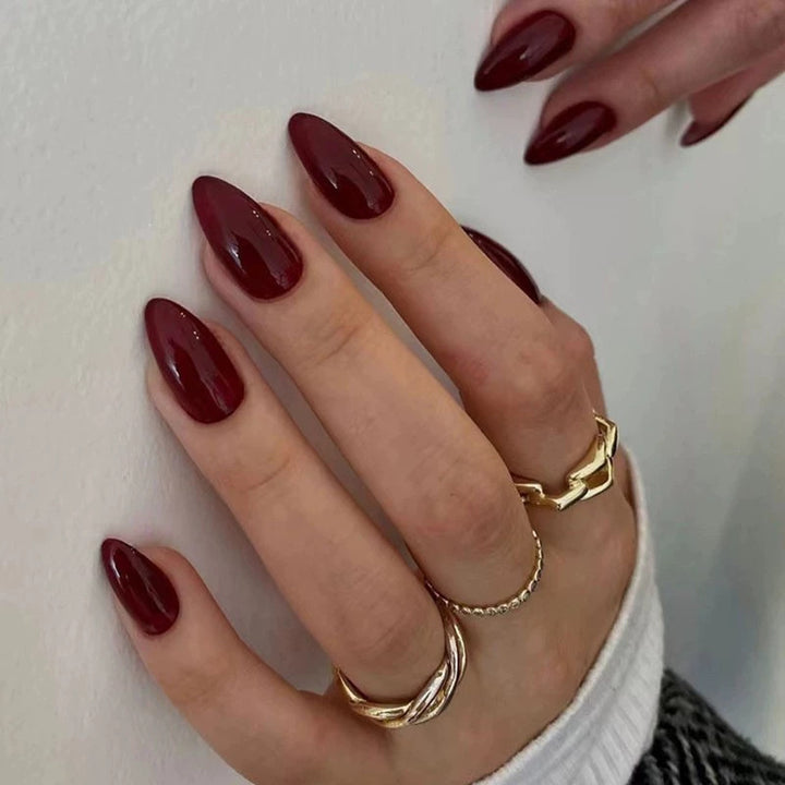 Glossy Sharp Pointed Nail Tips Kalsten