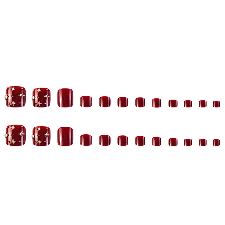 Nail art set with elegant design and glitter accents Kalsten