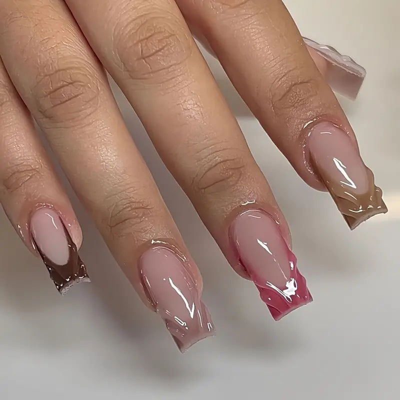 Artistic Ombre Press-On Nail Set Kalsten