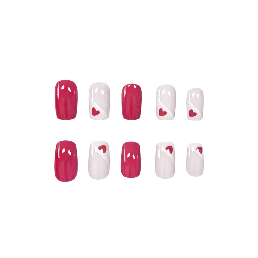 Heart-Embellished Nail Art Enhancements Kalsten