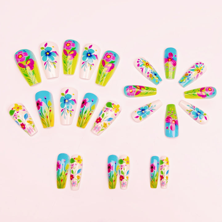 Creative Flower Nail Design Kalsten