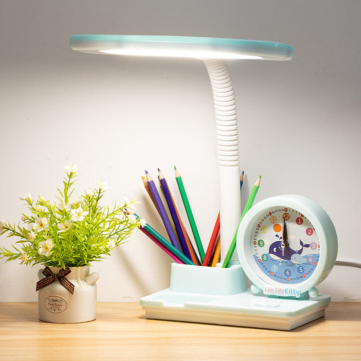 Multifunctional Desk Lamp with Clock