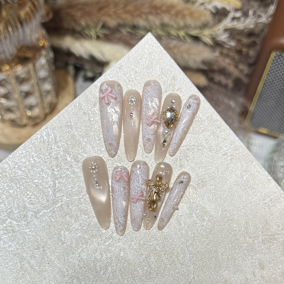 Decorative Press-On Nail Tips Kalsten