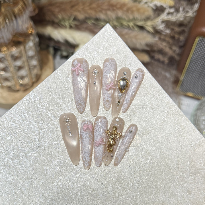 Decorative Press-On Nail Tips Kalsten