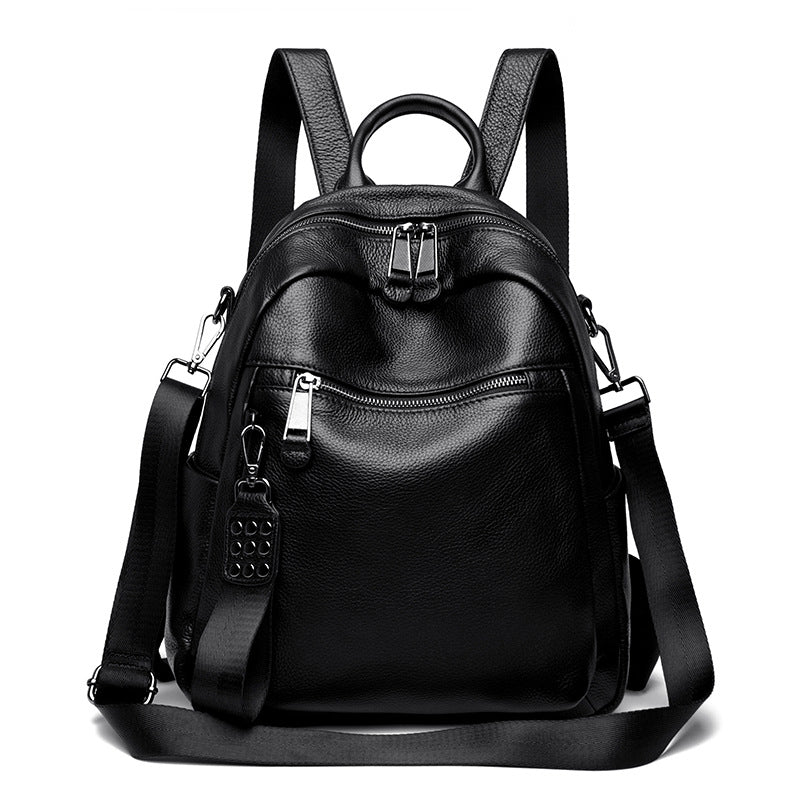 Versatile Multi-Functional Leather Backpack Kalsten