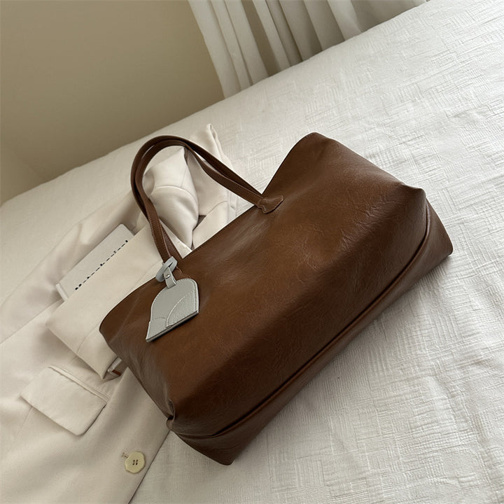 Elegant Faux Leather Tote Bag