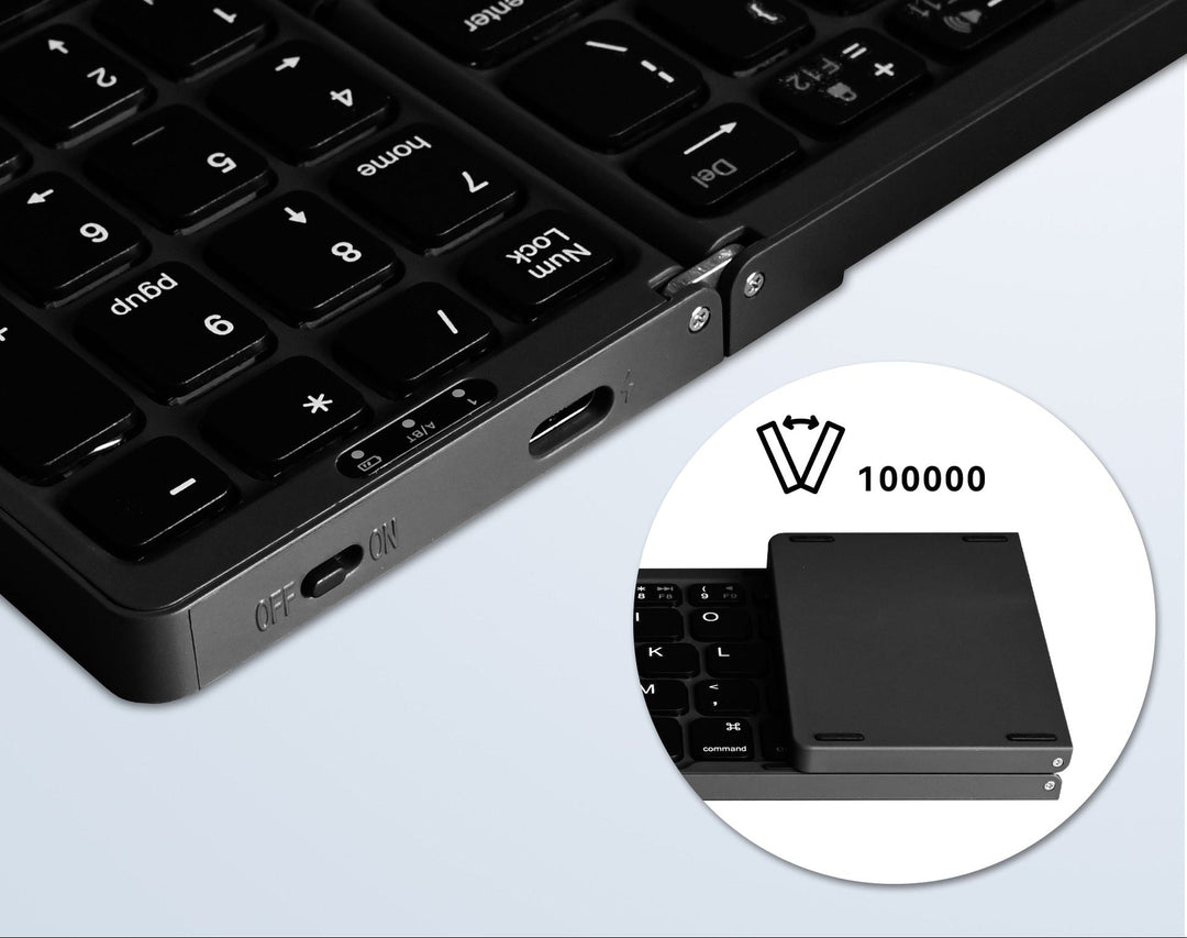 Portable Bluetooth Keyboard with Integrated Touchpad Kalsten