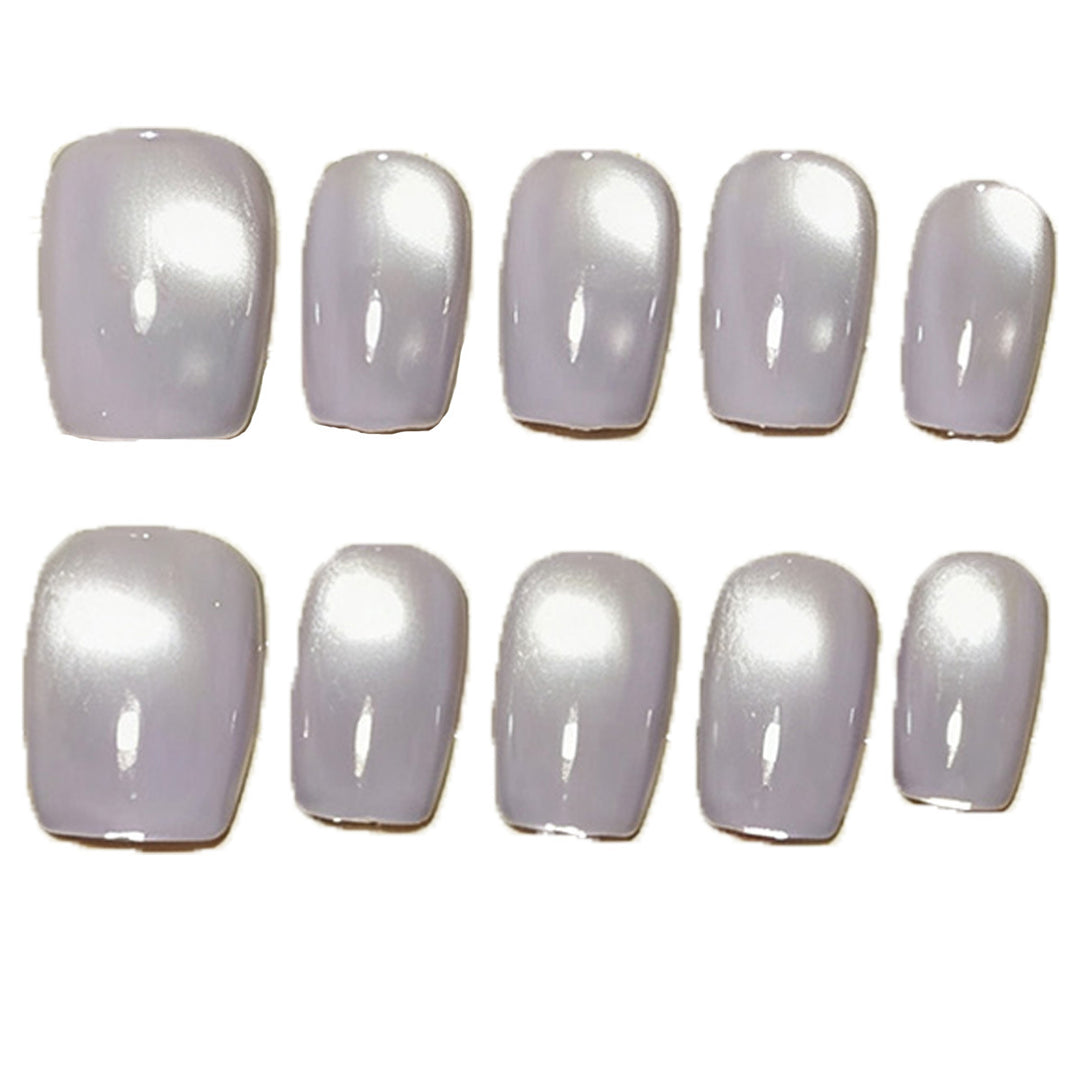 Elegant Glossy Press-On Nail Set Kalsten