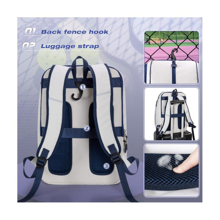 Sporty backpack with special compartments for leisure and fitness accessories Kalsten