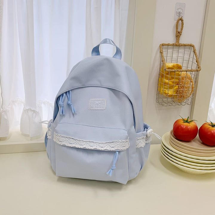 Elegant Lace-Trimmed Daily Backpack Kalsten