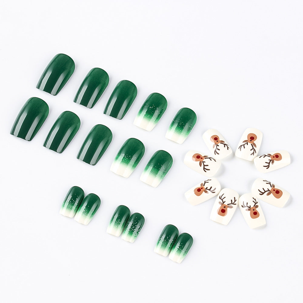 Festive Holiday Themed Press-On Nails Kalsten