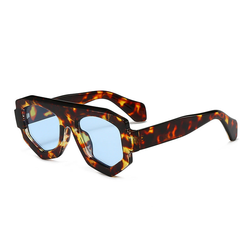 Bold Geometric Shield Sunglasses Kalsten