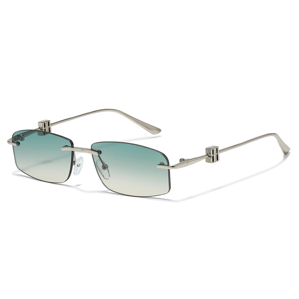 Avant-Garde Minimalist Rectangle Sunglasses Kalsten