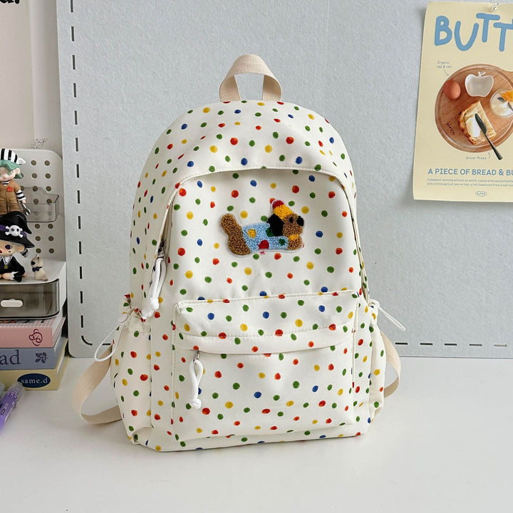 Fun and Playful Polka Dot Backpack