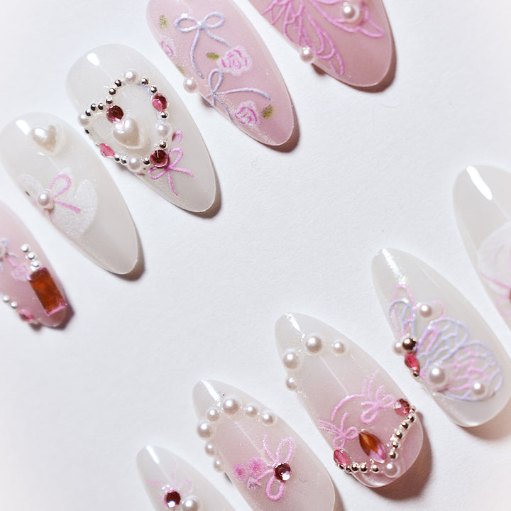Elegant Decorative Press-On Nails Kalsten