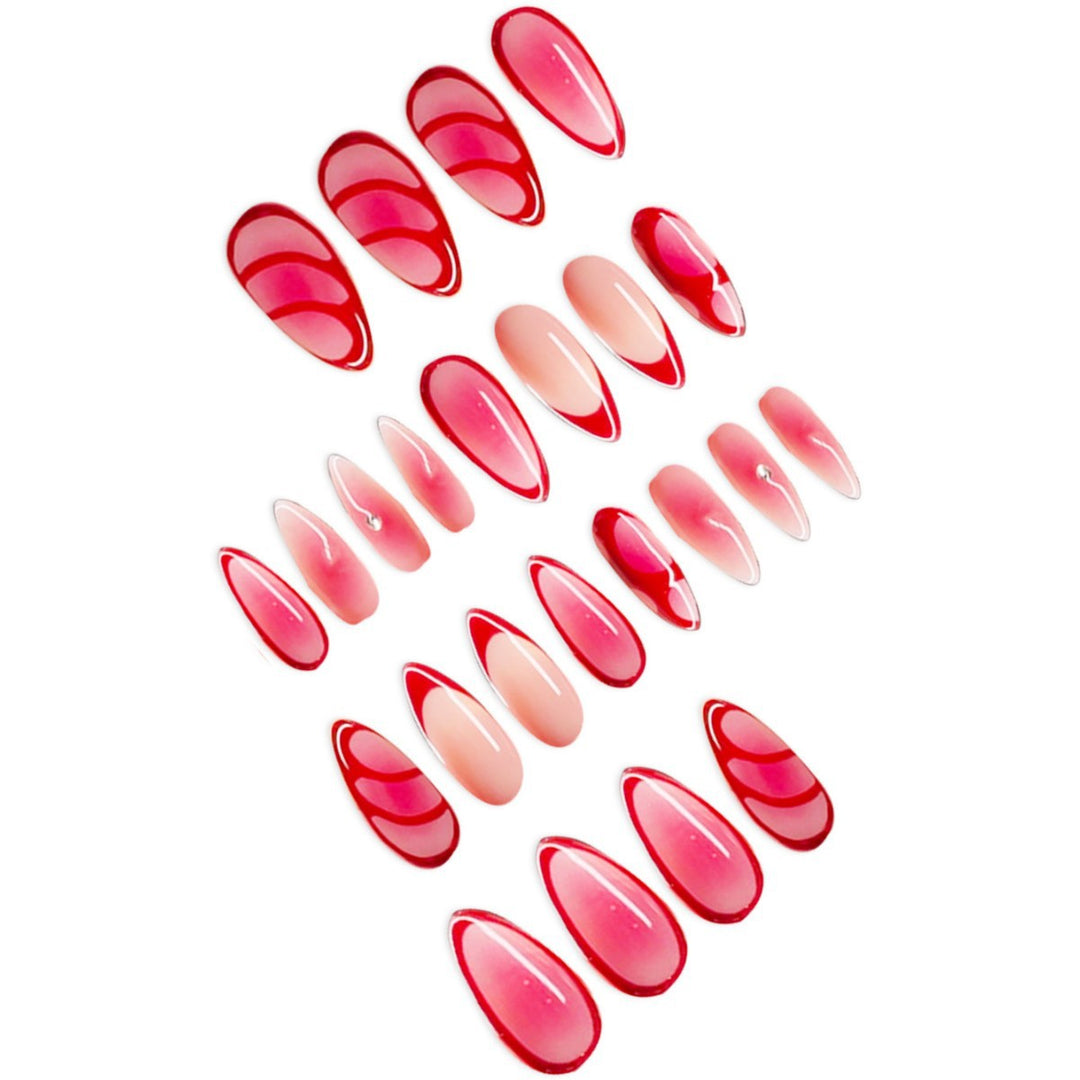 Artistic Stiletto Press-On Nail Set Kalsten