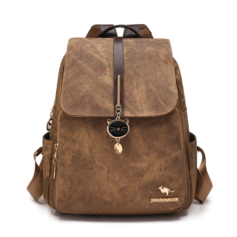 Vintage-Inspired Canvas Backpack Kalsten