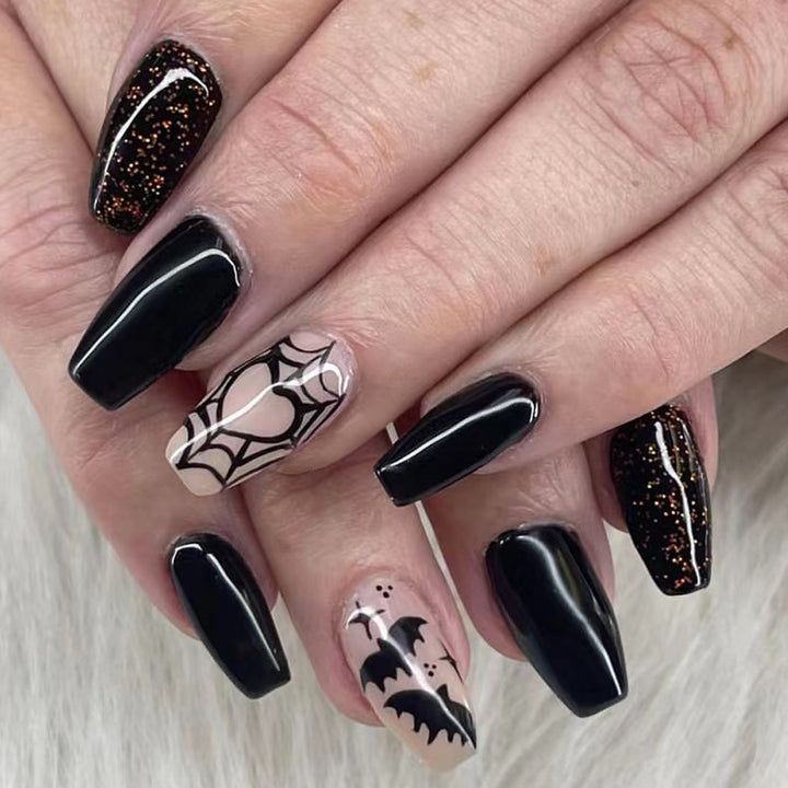 Halloween-Themed Glitter Gel Nail Art Set Kalsten