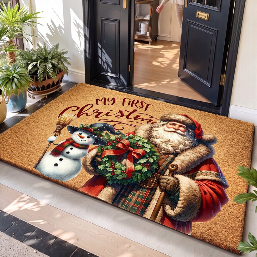 Christmas-Themed Welcome Mat Kalsten