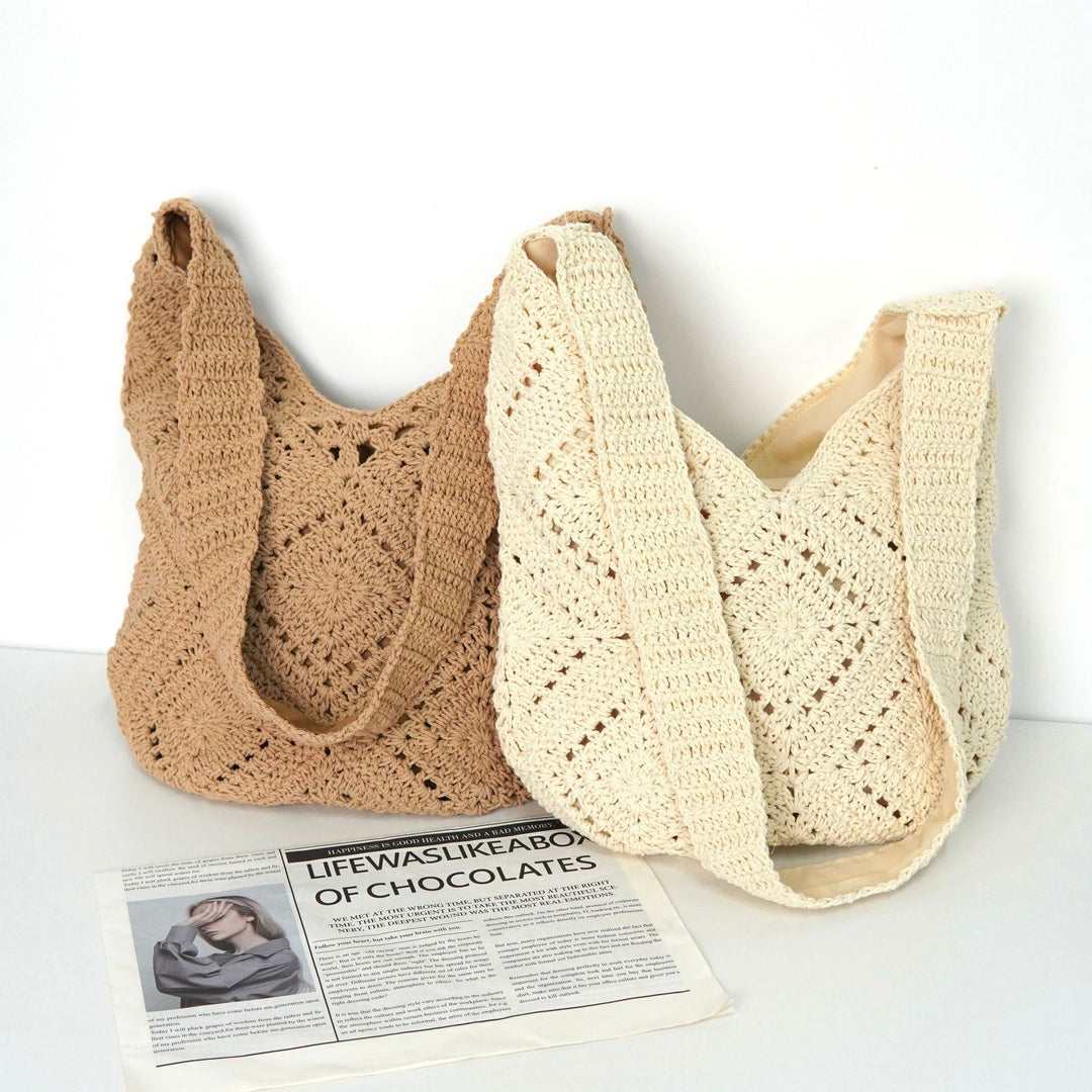 Hand-knotted shoulder bag Kalsten