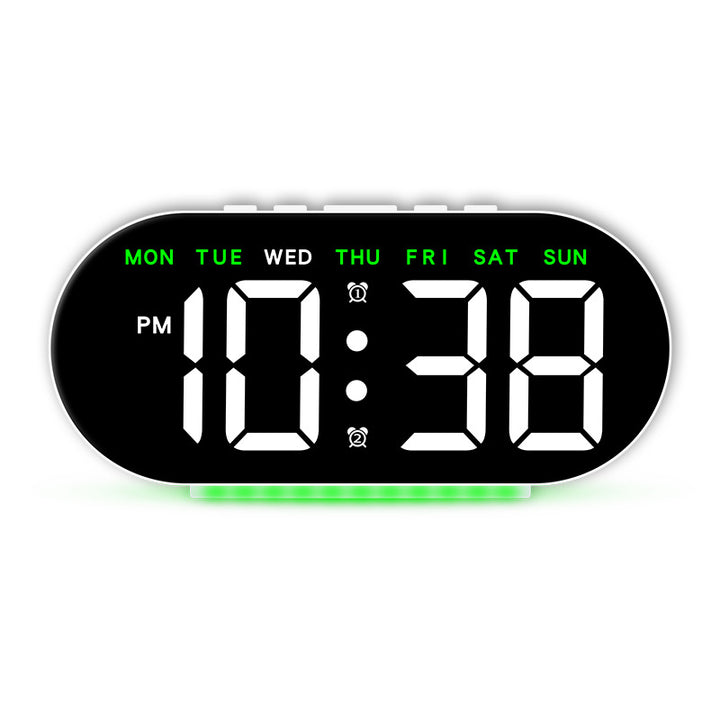 Digital alarm clock with large LED display and multifunctional display Kalsten