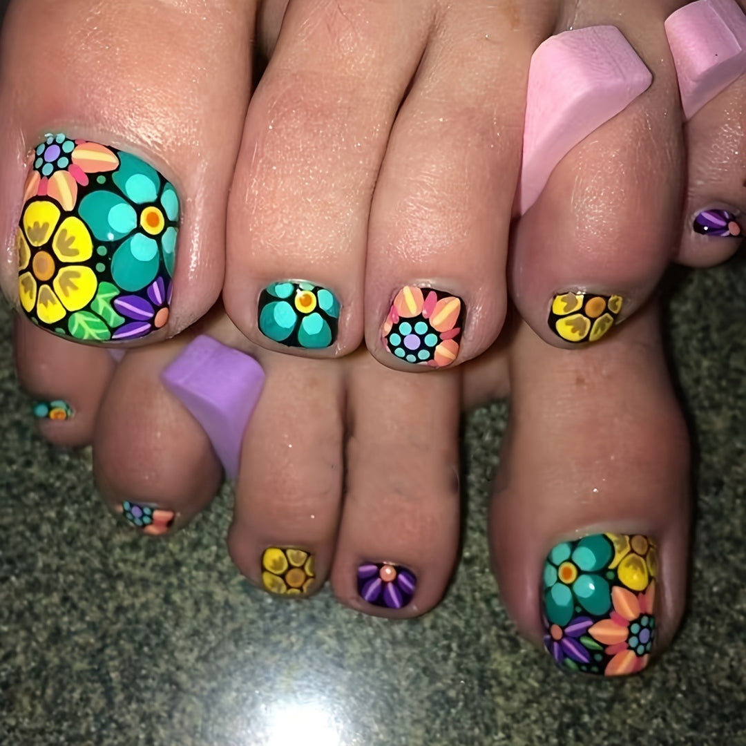 Decorative Floral Nail Art Kalsten
