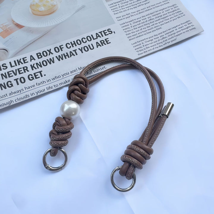 Elegant Knotted Leather Keychain Holder Kalsten