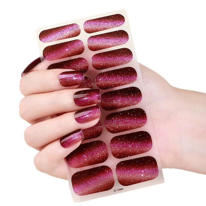 Glitter Gradient Nail Wraps
