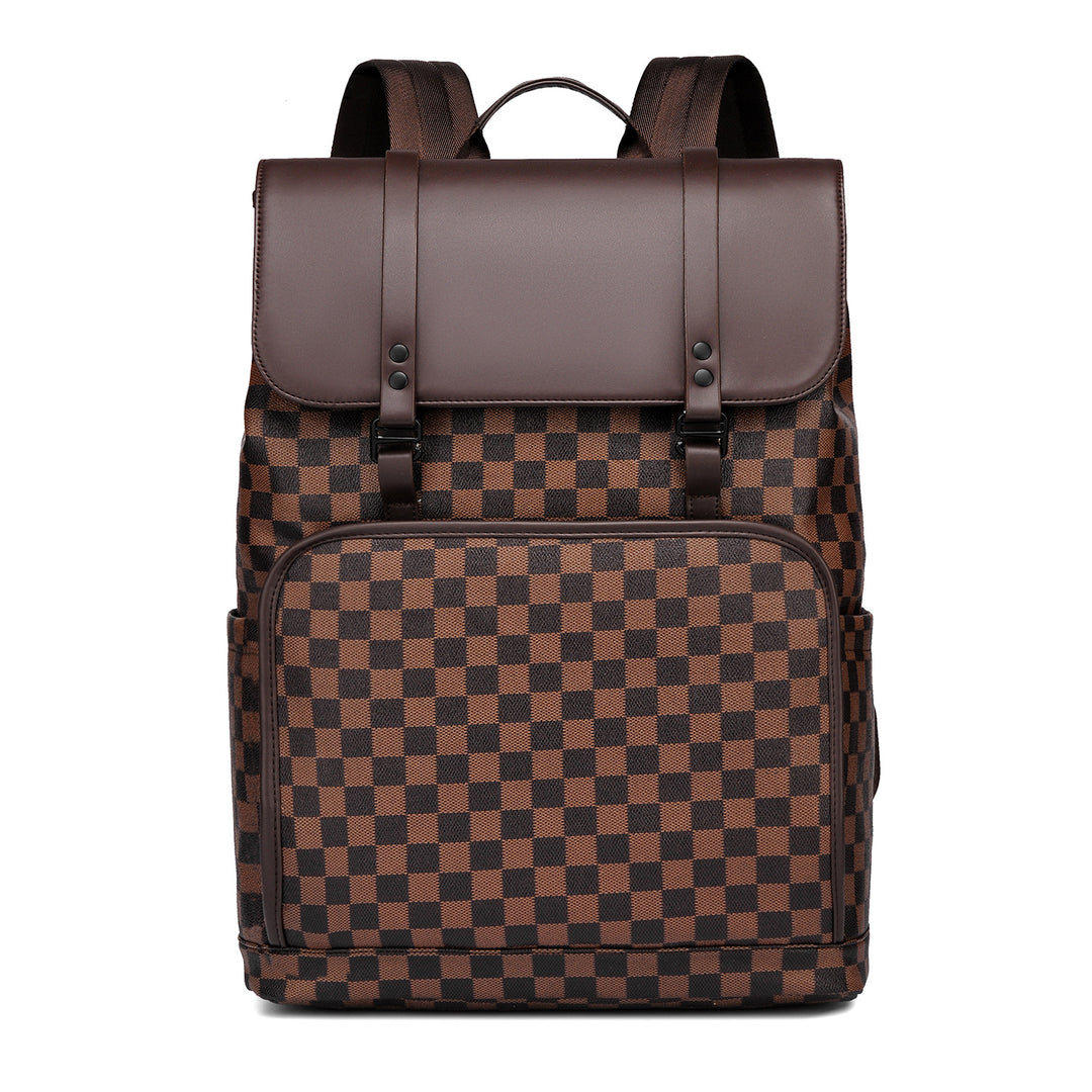 Modern Checkered Backpack Kalsten