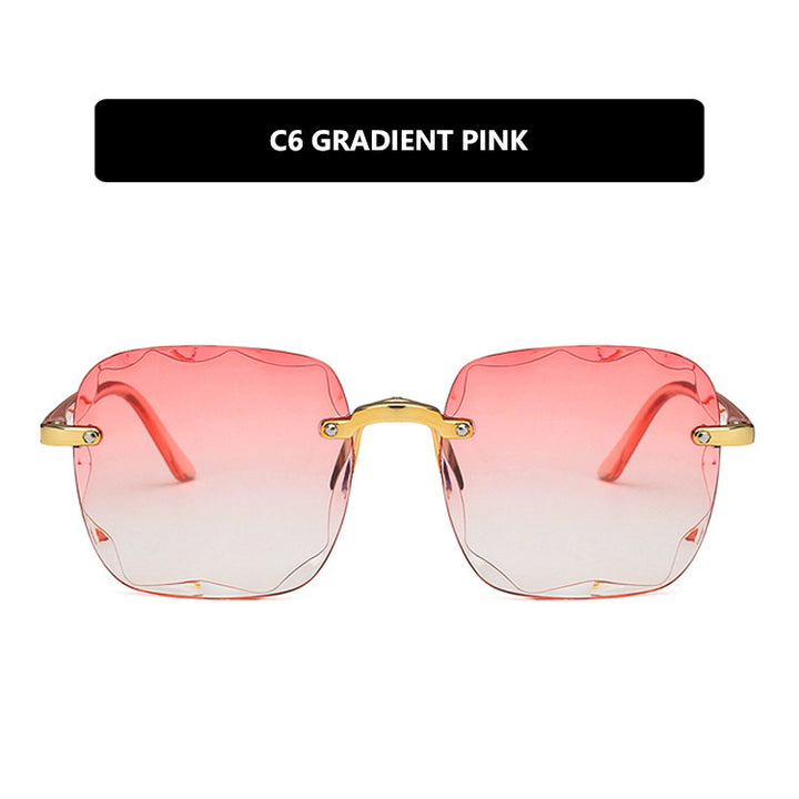 Women's trendy square sunglasses with luxurious metal frame Kalsten