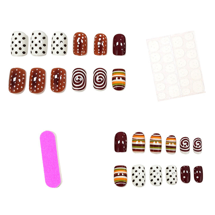 Artistic Patterned Nail Art Enhancements Kalsten