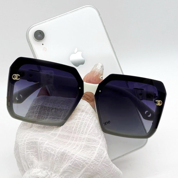 Ladies Fashion Sunglasses with distinctive square frame and luxurious accents Kalsten