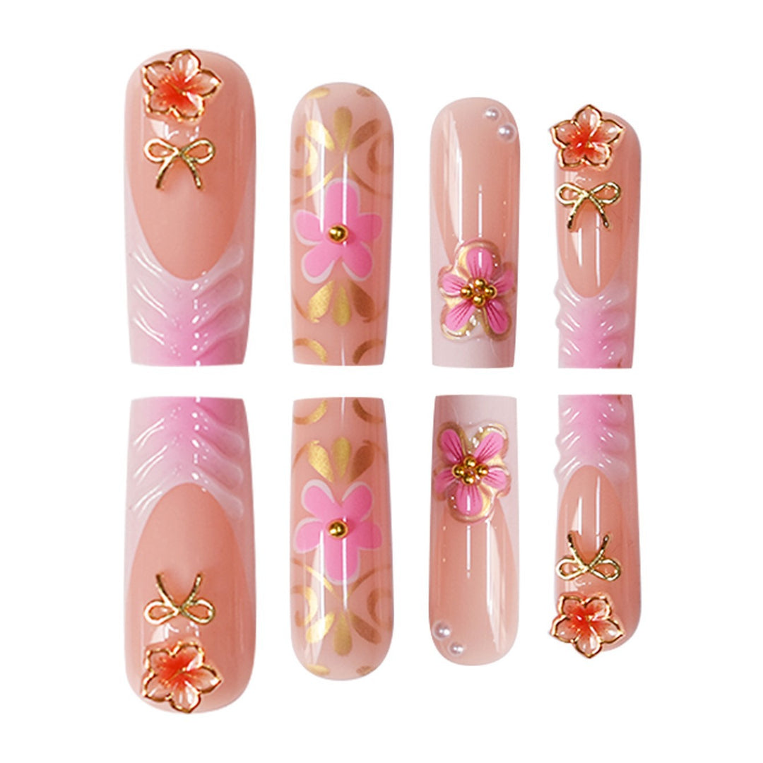 Decorative Floral Nail Art Design Kalsten