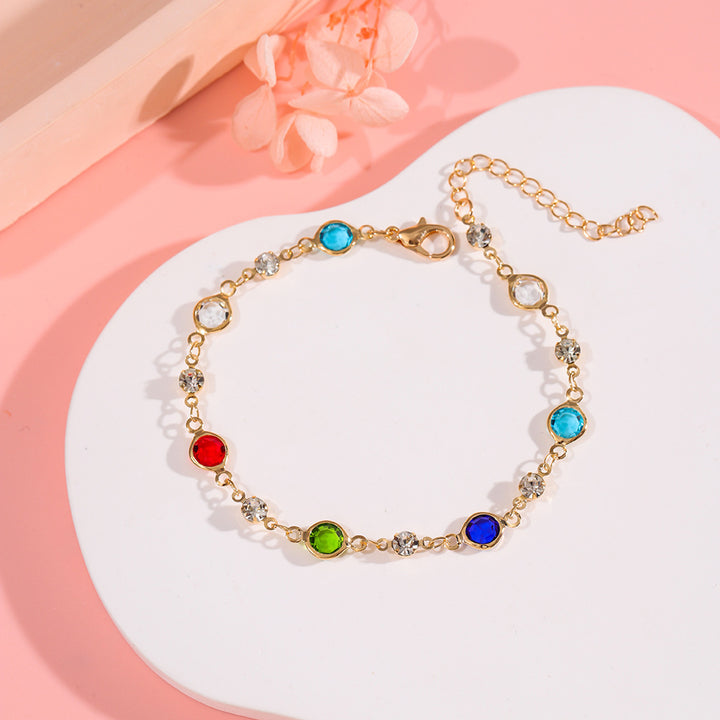 Elegant Crystal Adorned Bracelet Kalsten