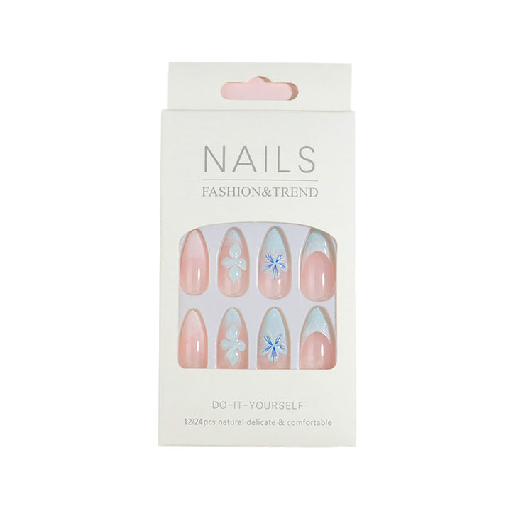 Premium Press-On Nail Set with Decorative Accents Kalsten