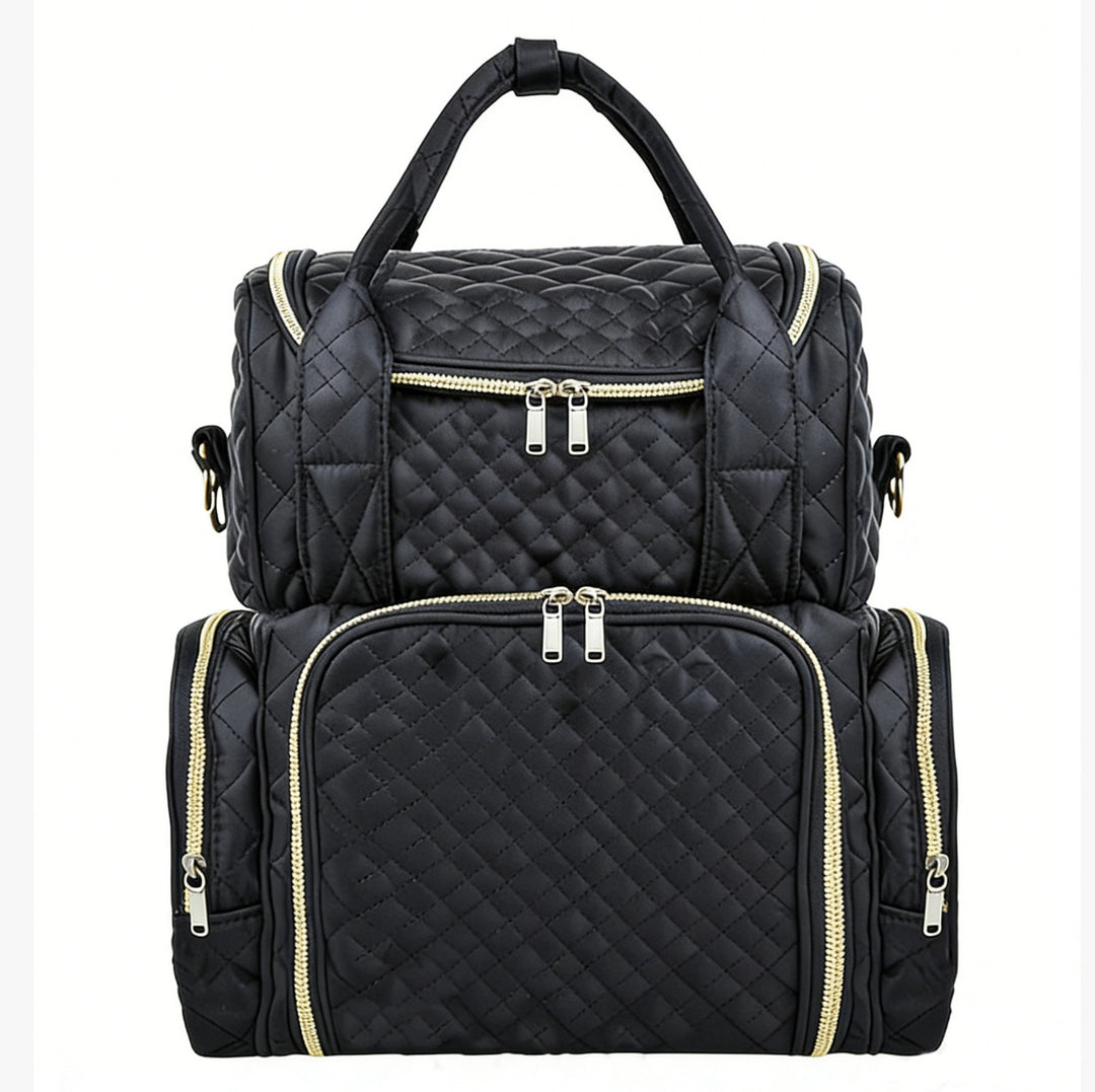 Stylish Quilted Multi-Compartment Backpack Kalsten