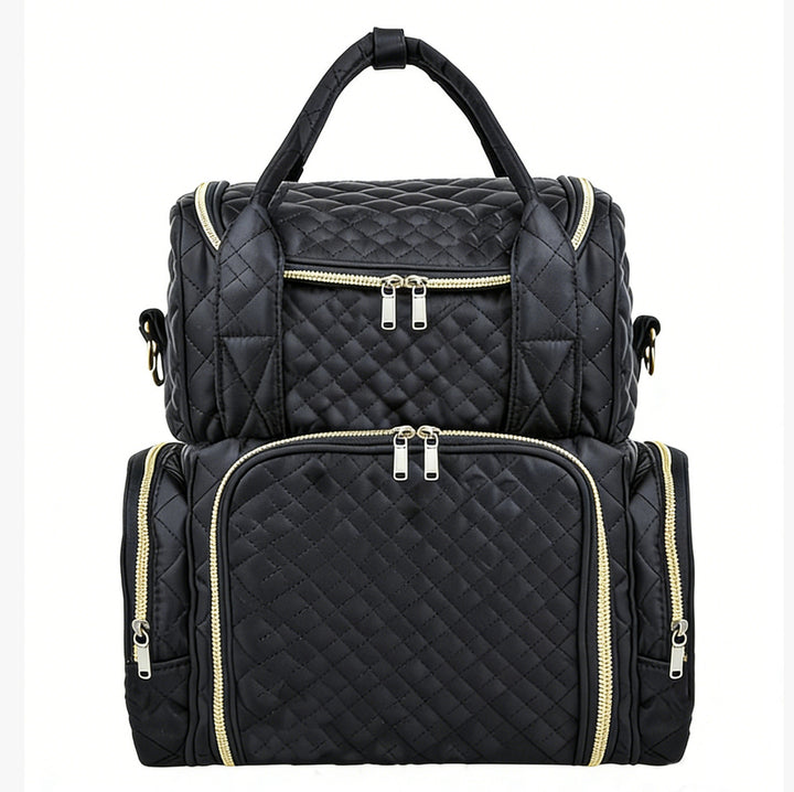 Stylish Quilted Multi-Compartment Backpack Kalsten