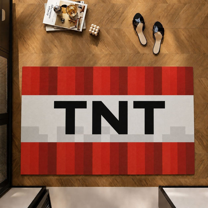 Gaming-Themed Plush Area Rug
