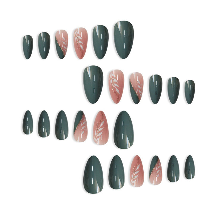 Elegant Almond-Shaped Press-On Nail Extensions Kalsten