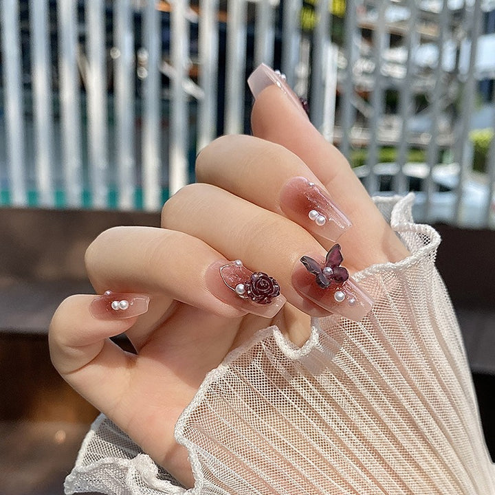 Elegant Nail Art with Gloss Finish Kalsten